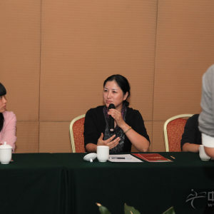 学员在讲座中提问