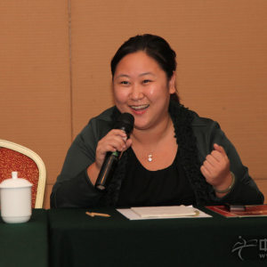 学员在讲座中提问