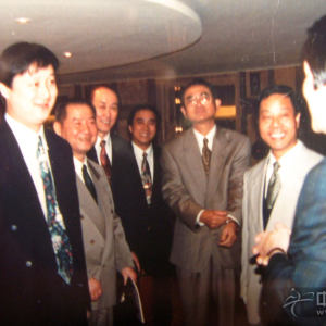 魏军在台湾演出时的风采