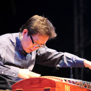 2009年8月樊慰慈在北京古箏音乐节专场音乐会上演奏《星尘》