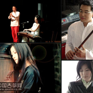 常静与齐刚夫妻琴箫合奏默契十足