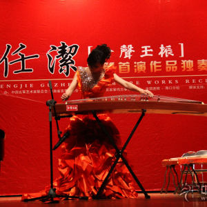 任洁在音乐会上的风采