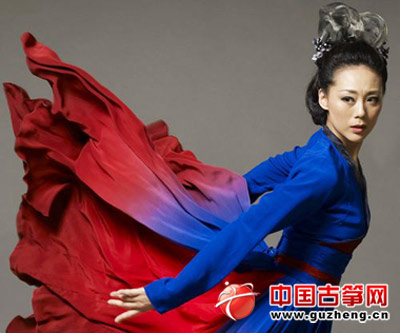 舞蹈诗角色蓝衣红裙的李清照以舞写诗《乌江绝句》