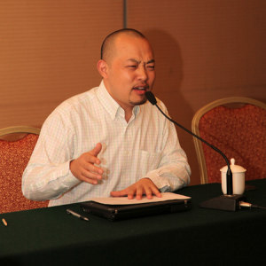 古筝行业营销专家林加平先生激情演讲