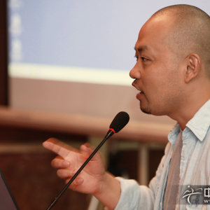 天使投资人、古筝行业营销专家——林加平先生在讲座上的风采