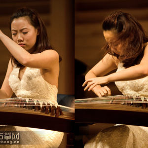 高雅楠演奏《云裳诉》时的风采