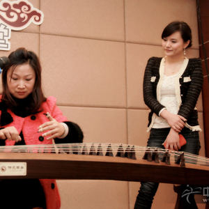 任洁讲座上，学员上台演示