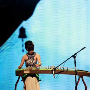 本次音乐会，宋心馨共演奏了《禅院钟声》、《深秋叙》、《梦》、《云裳诉》四首曲目