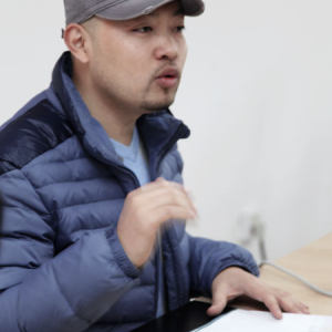 林加平先生在第一期筝赢通大会上演讲时的风采