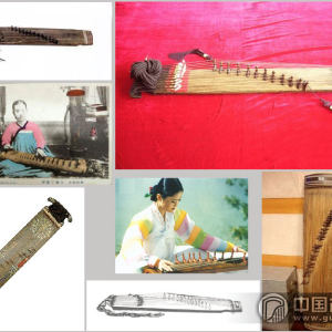 伽倻琴，又称朝鲜筝，朝鲜语称嘎呀高。流行于辽宁、吉林、黑龙江、内蒙古、河北等省区，尤以延边朝鲜族自治州最为盛行。