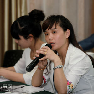 百家筝坛2013筝赢通系列活动武汉站——在经营论坛上，学员提问。