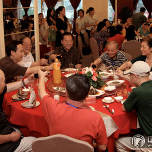 欢迎晚宴现场。