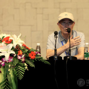 陈茂锦老师（ 闽筝传承人、闽筝传承研究会会长）主要就传统筝乐的教学与现场观众进行了交流。