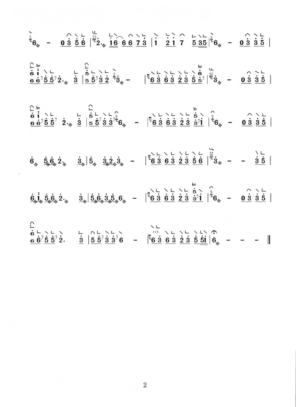 半壶纱 伴奏D版指法 (2)
