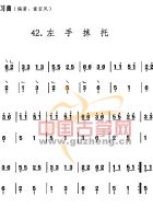 左手抹托