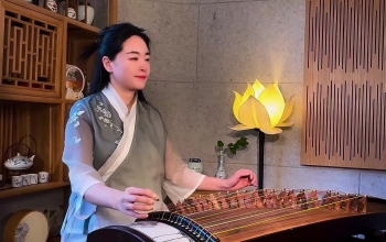 苏仪桐古筝演绎《世界赠予我的》，让雷霆与晚星在弦上流淌