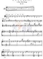 西风的话（五线谱）