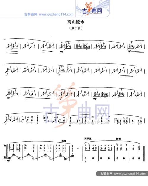 拍号 艺术家:项斯华 00:00 00:00 乐曲由《高山》和《流水