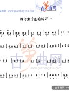 劈与颤音基础练习