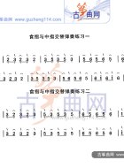食指与中指交替弹奏练习曲